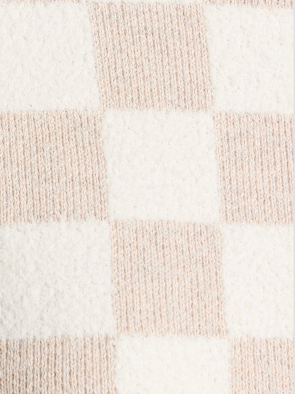 Barefoot Dreams Cozy Cotton Checkered Pullover NWT XL - Picture 6 of 10